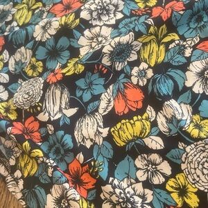 Cute seven-year-old floral dress.